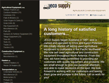 Tablet Screenshot of jecosupply.com